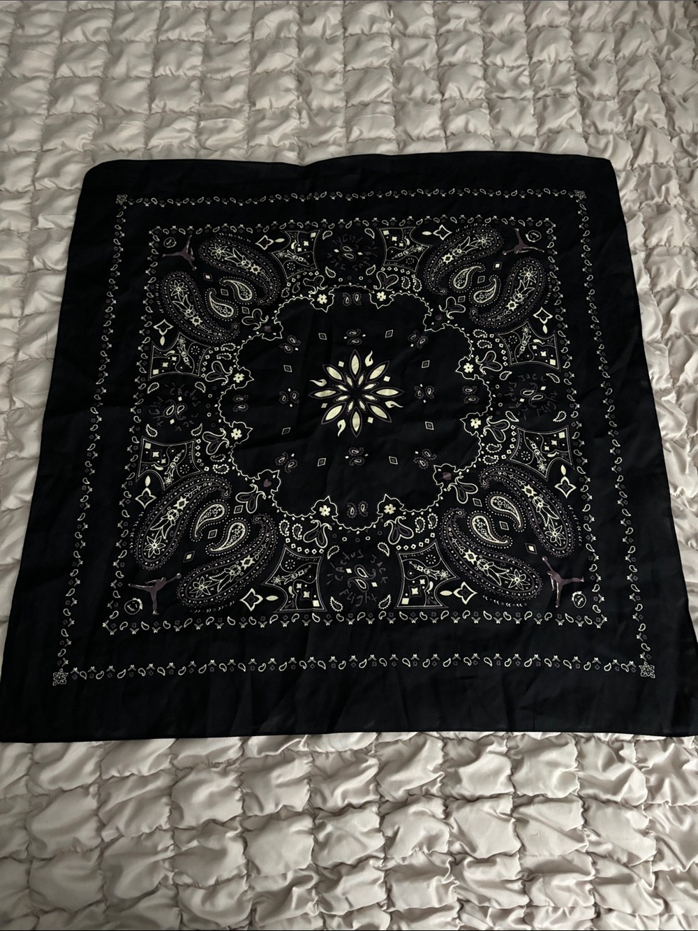 Travis Scott Jordan 1 bandana